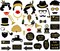 StaticPoster; 42Pcs 1920s Gatsby Photo Booth Props Roaring 20's Party Photo Props,1920s Supplies for Luxury Speakeasy Gangster Twenties Art Deco Jazz; Category:Party Decorations; Image:2